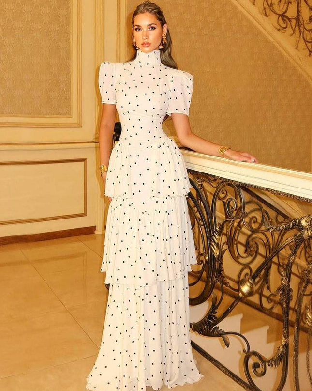 Retro Princess Multi-Layer Maxi Cake Dress