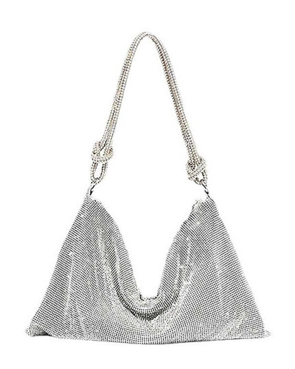 Square Rhinestone Underarm Bag