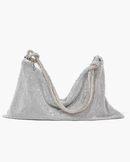 Square Rhinestone Underarm Bag