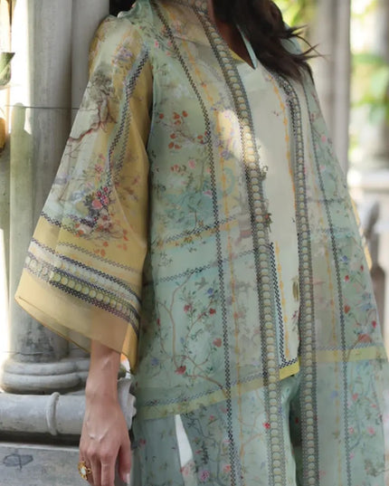 Vintage Map Print Satin Two-Piece Set