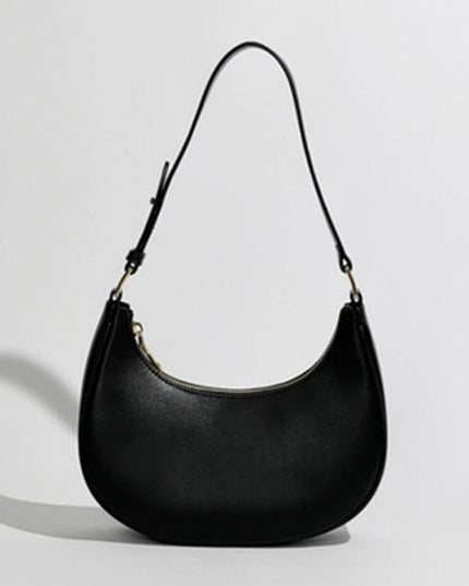 Simple Underarm One-Shoulder Cross-Body Half-Moon Bags