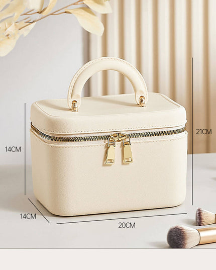 With Lid Waterproof Portable Makeup Bag