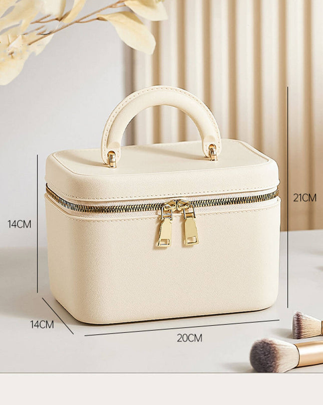 With Lid Waterproof Portable Makeup Bag