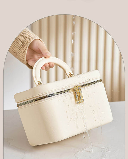 With Lid Waterproof Portable Makeup Bag