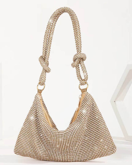Square Rhinestone Underarm Bag