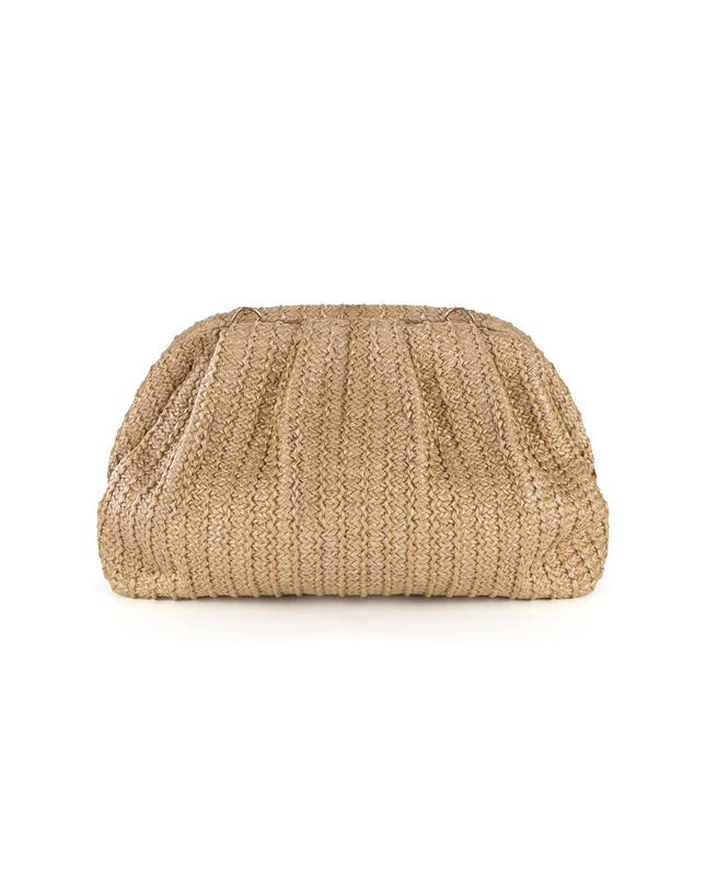 Straw Clutch Chain Bag