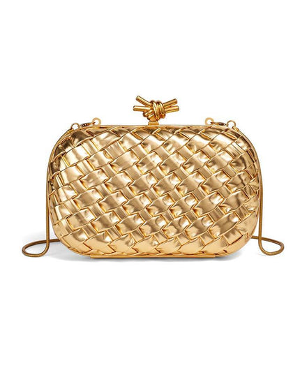 Woven Clutch Chain Bag