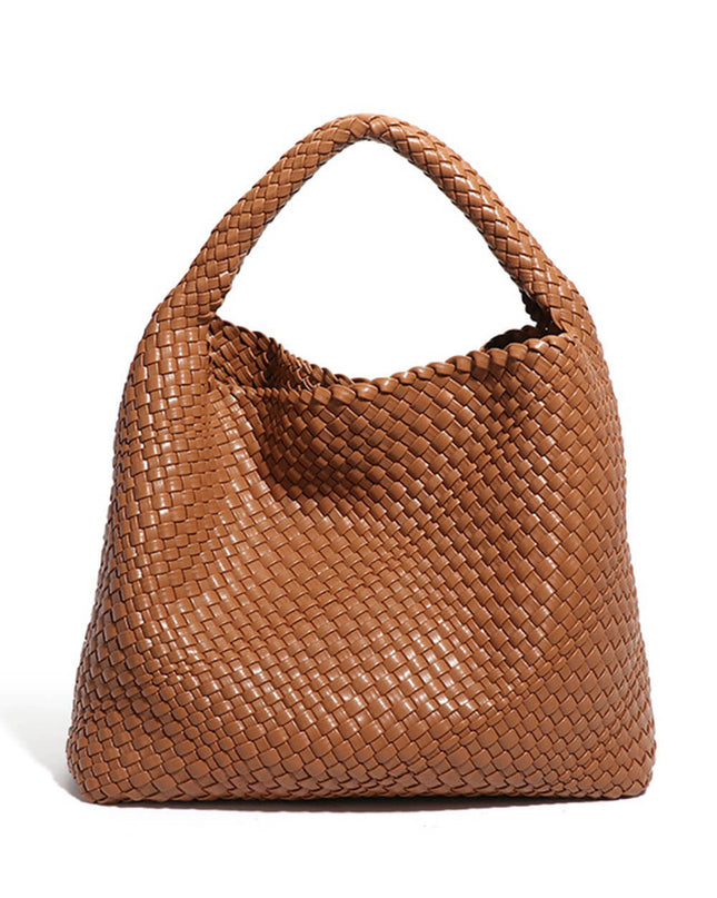 Recycled Vegan Intrecciato Shoulder Bag