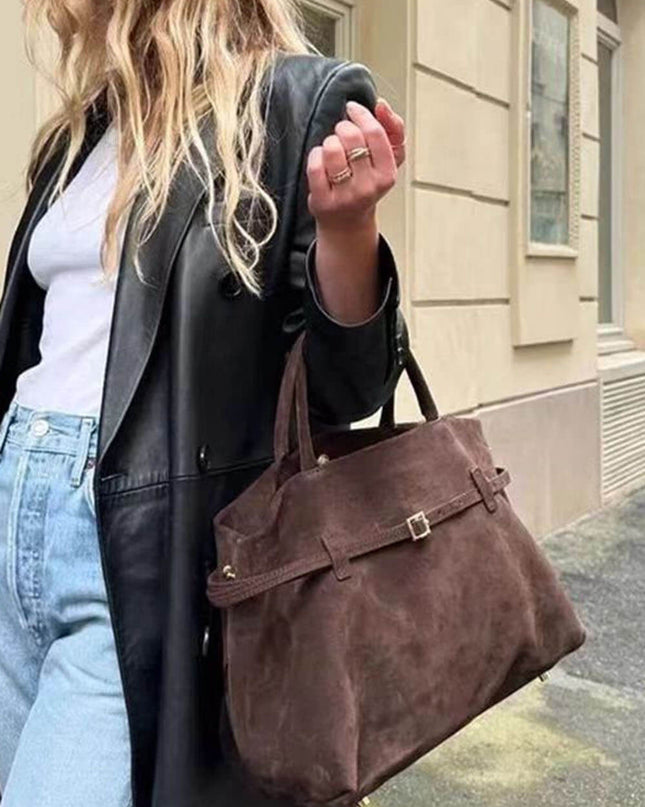 Retro Large Capacity High-End Versatile Handbag