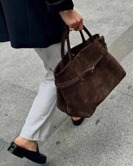 Retro Large Capacity High-End Versatile Handbag
