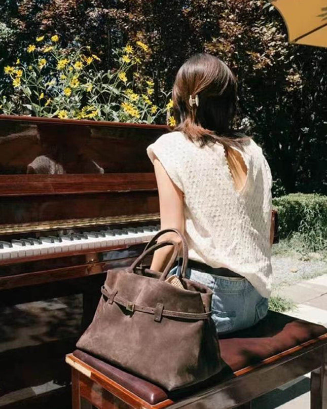 Retro Large Capacity High-End Versatile Handbag