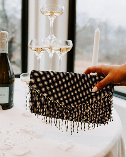 Vip Party Rhinestone Clutch