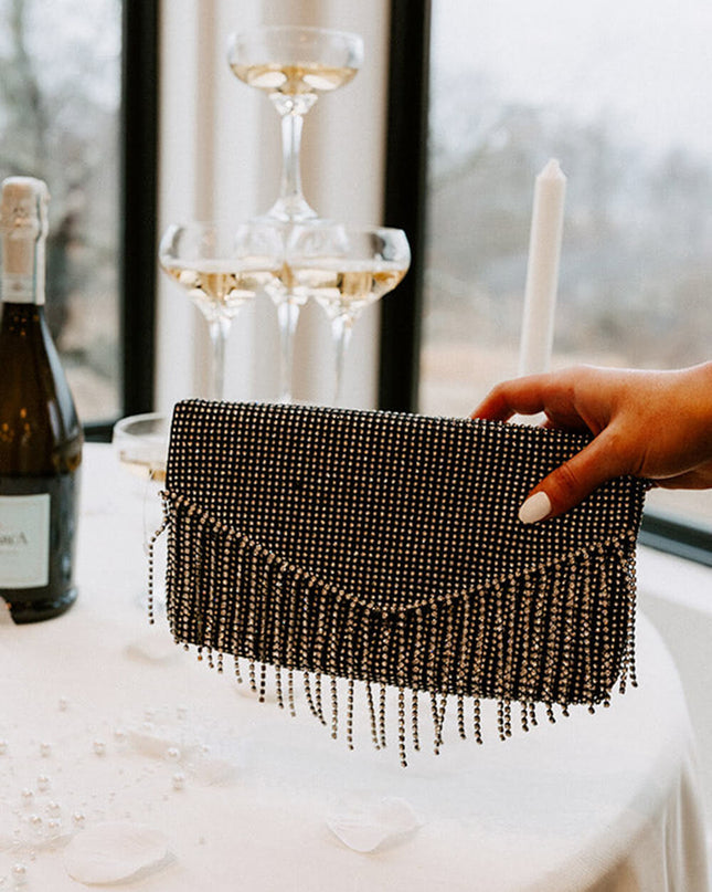Vip Party Rhinestone Clutch