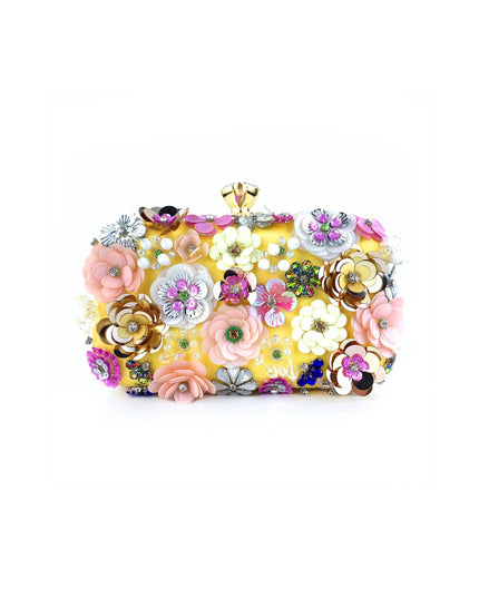 Three-dimensional Flower Handbag Chain Bag
