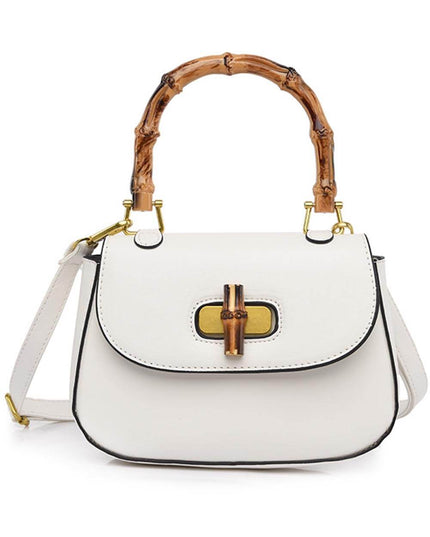 Retro Bamboo Shoulder Crossbody Handbag