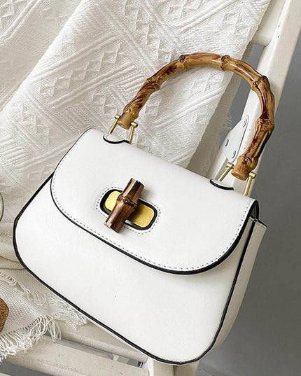 Retro Bamboo Shoulder Crossbody Handbag