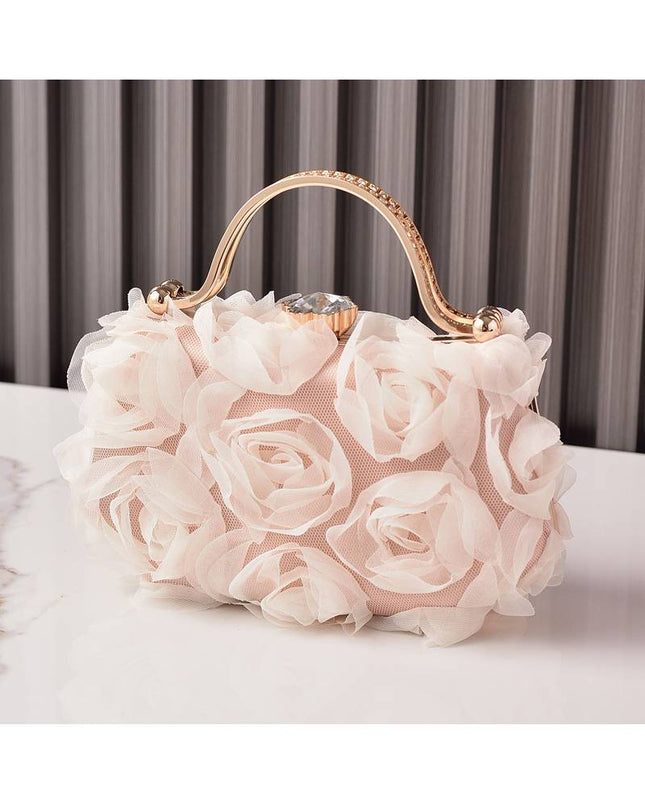 Three-dimensional Flower Handbag