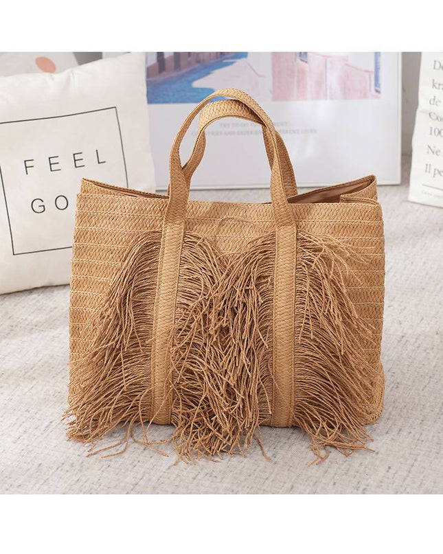 Tassel Straw Bag