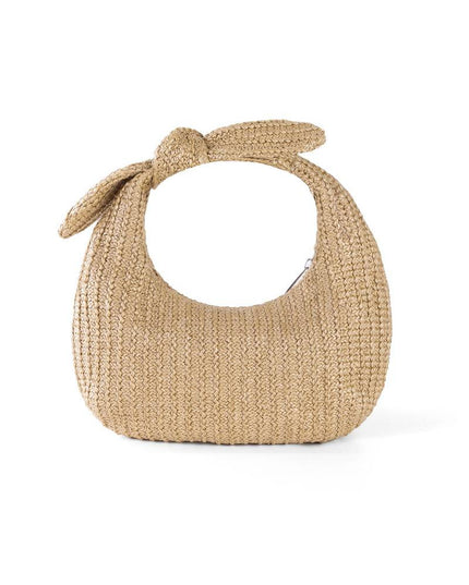 Bow Straw Bag