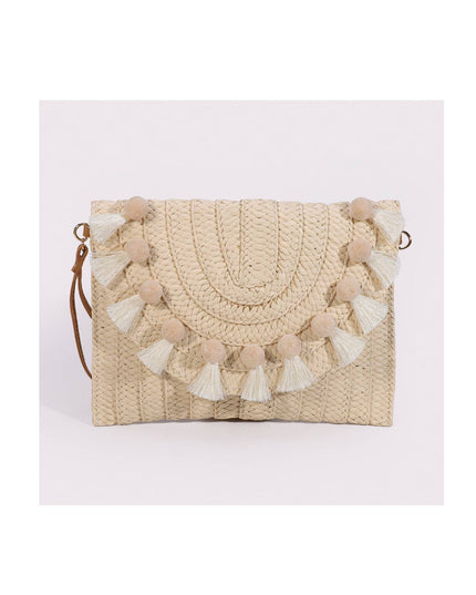 Bohemian Tassel Straw Bag