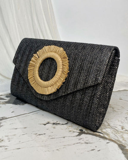 Holiday Style Woven Envelope Bag