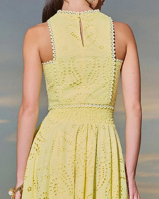 "Azure Lace" Eyelet Embroidery Set