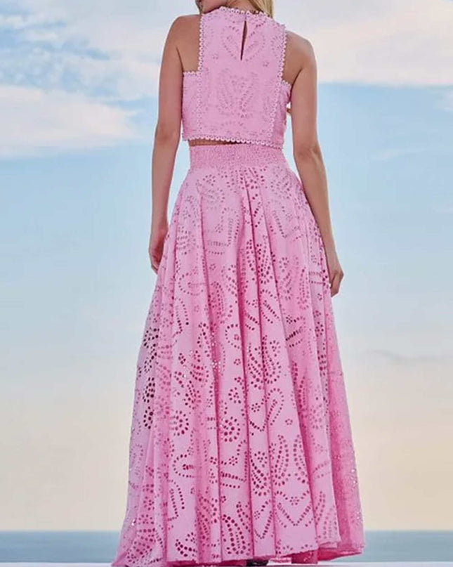 "Azure Lace" Eyelet Embroidery Set