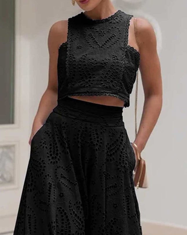 "Azure Lace" Eyelet Embroidery Set