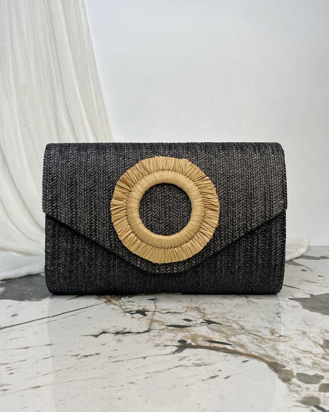 Holiday Style Woven Envelope Bag