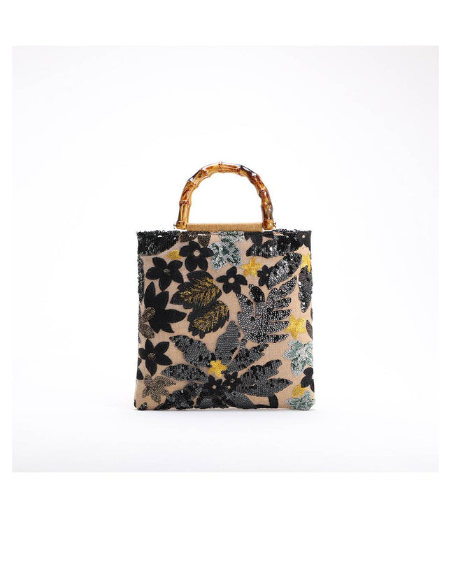 Flower Sequin Handbag