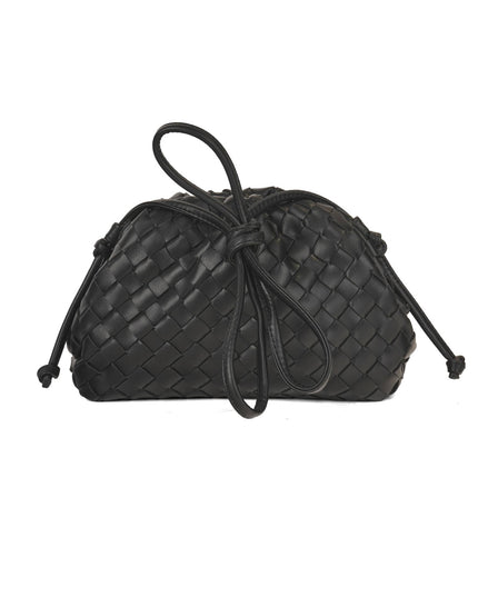 Minimalist Hand-Woven Clutch Shoulder Bag