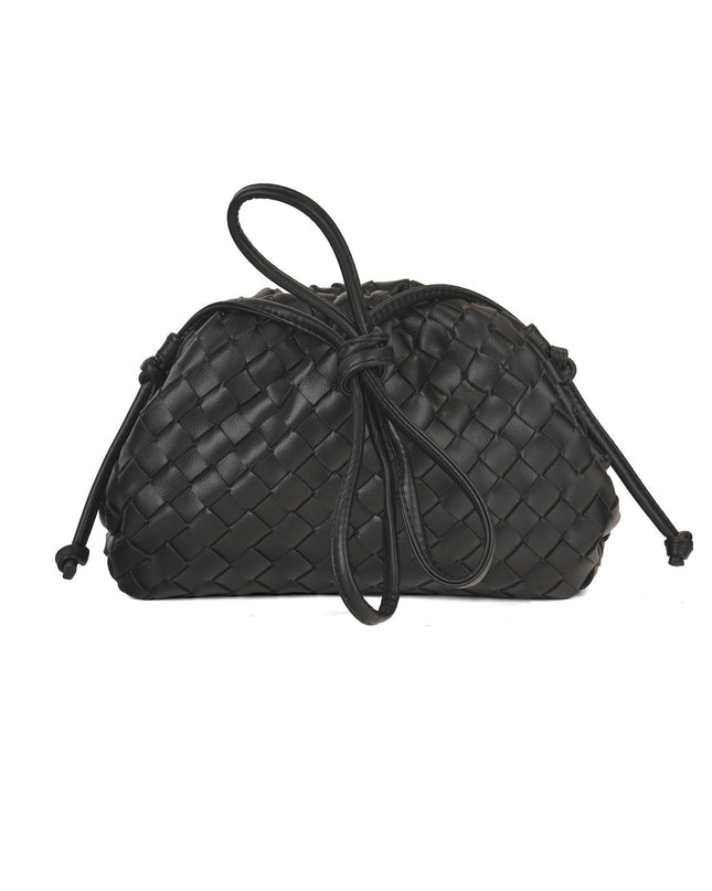 Minimalist Hand-Woven Clutch Shoulder Bag