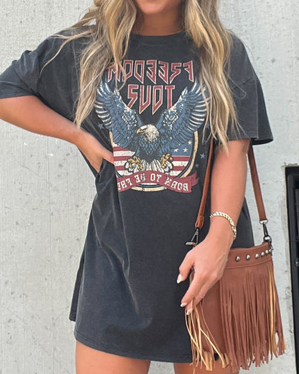 Fringe Decor Crossbody Bag