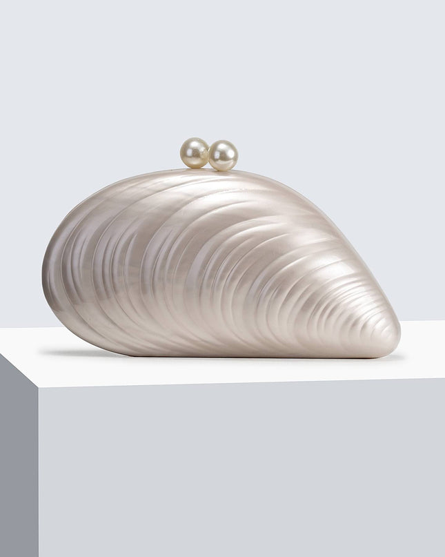 Shell Element Clutch Chain Bag