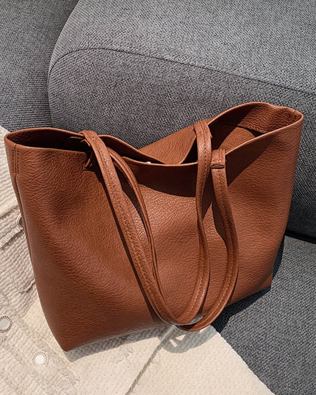 High-End Soft-Sided Large Shoulder Tote Bag