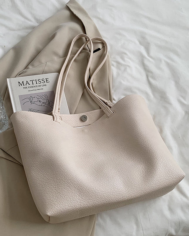 High-End Soft-Sided Large Shoulder Tote Bag