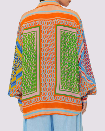 "Tropical Patchwork" Multicolor Print Set