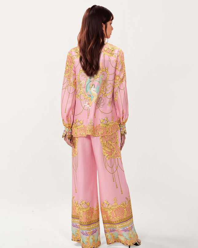 "Mystic Baroque" Pink Gold Baroque Print Set