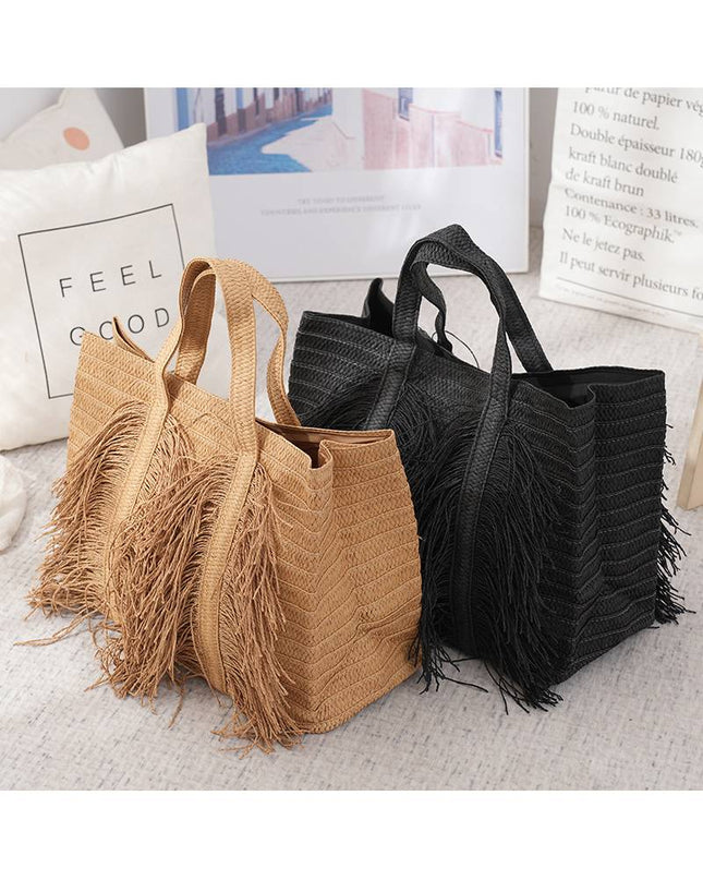 Tassel Straw Bag
