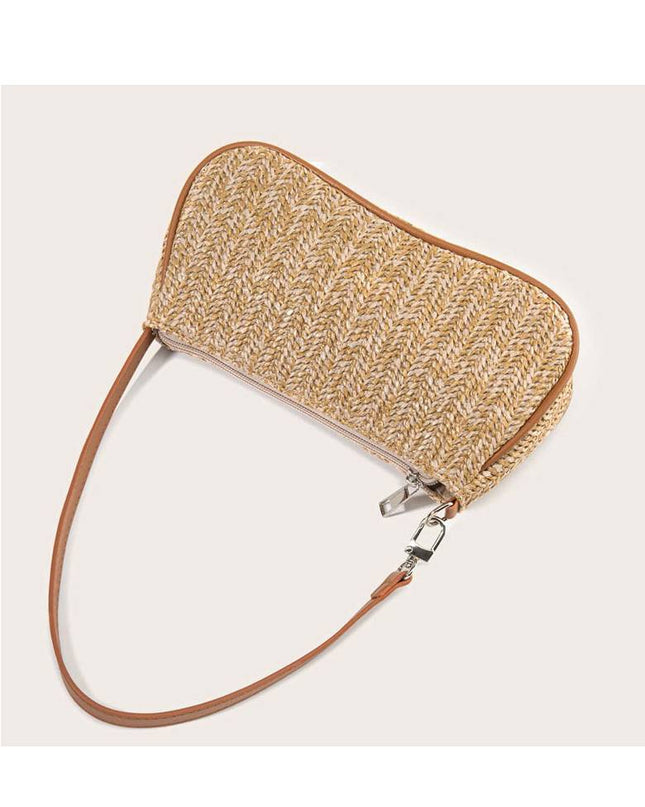 Straw Underarm Bag