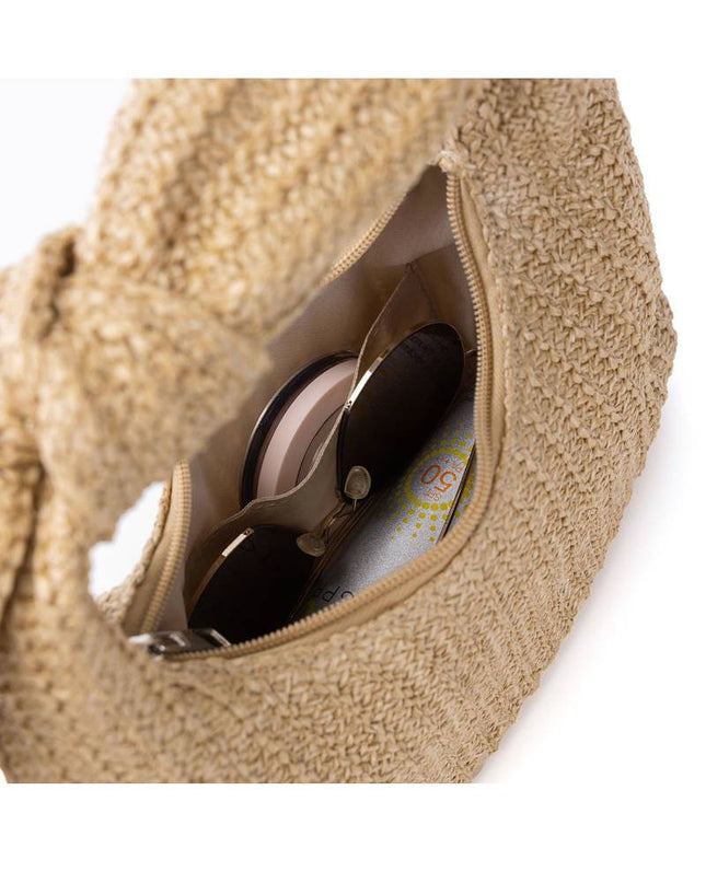 Bow Straw Bag