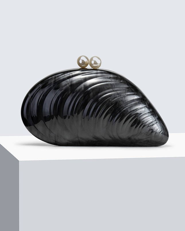 Shell Element Clutch Chain Bag
