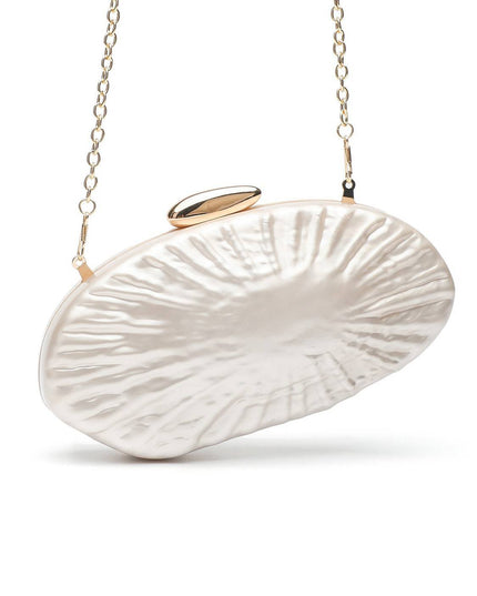 Shell Element Clutch Chain Bag