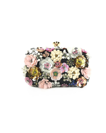 Three-dimensional Flower Handbag Chain Bag