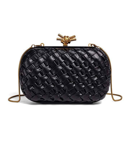 Woven Clutch Chain Bag