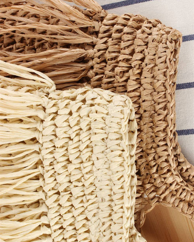 Hand-woven Seaside Holiday Straw Bag
