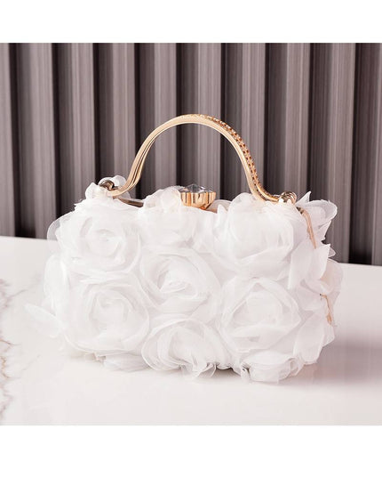 Three-dimensional Flower Handbag