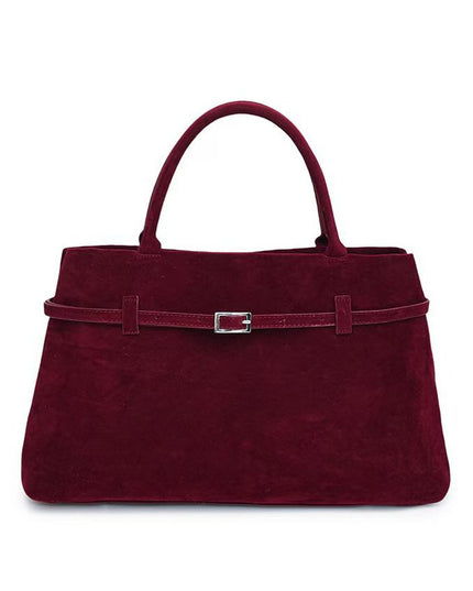 Vintage Nubuck Leather Tote Bag