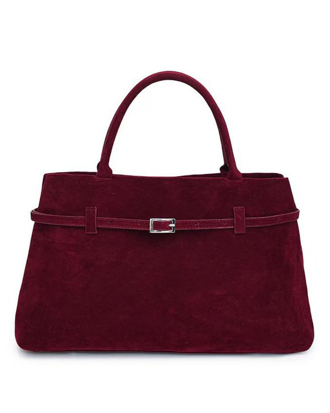 Vintage Nubuck Leather Tote Bag