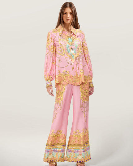 "Mystic Baroque" Pink Gold Baroque Print Set